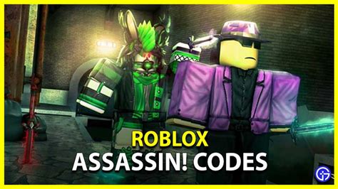 roblox codes for assassin