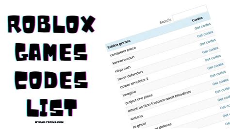 Roblox Games Code