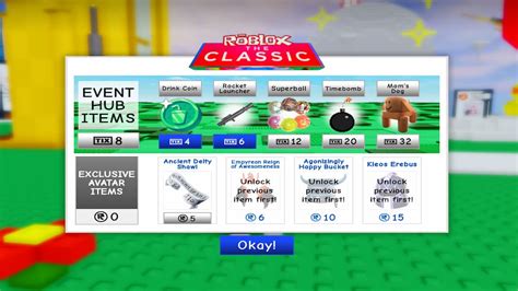roblox games in the classic event