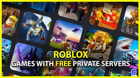 roblox games with free private servers 2023