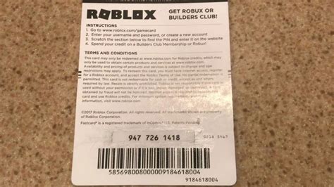 roblox gift card number scratched off