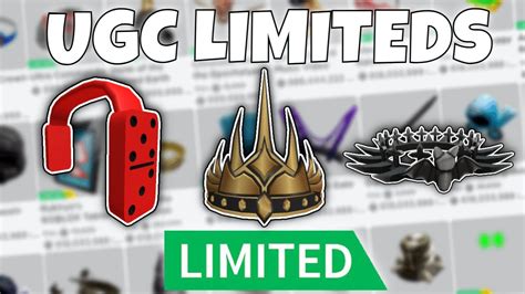 roblox limited ugc items