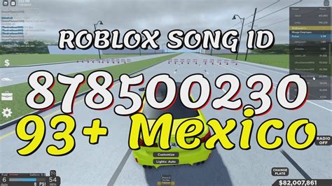 roblox mexican id song code
