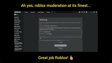 roblox moderation in a nutshell - YouTube