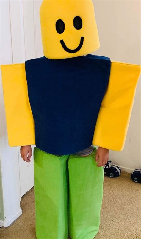 Noob from Roblox Costume Carbon Costume DIY DressUp