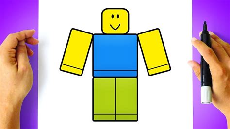 roblox noob picsart Drawing, HD Png Download vhv