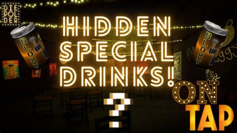 roblox on tap all drinks