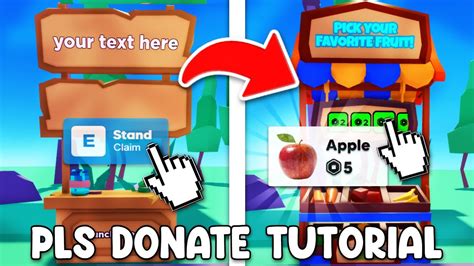 roblox pls donate tutorial - PLAYBOARD