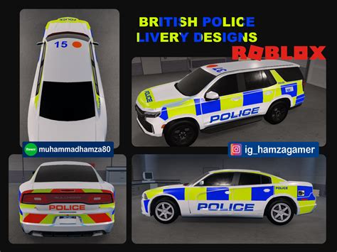 roblox police car liveries