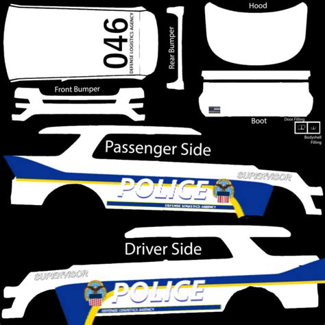 roblox police livery template