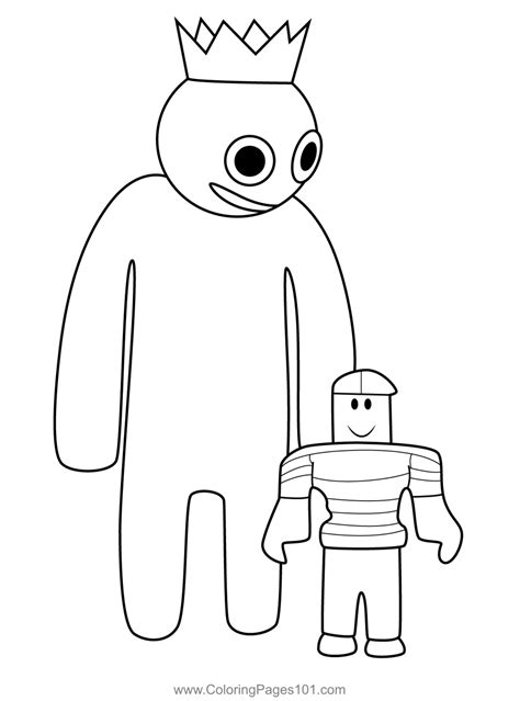 Roblox Rainbow Friends Coloring Pages