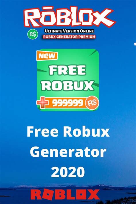 roblox robux generator 2020