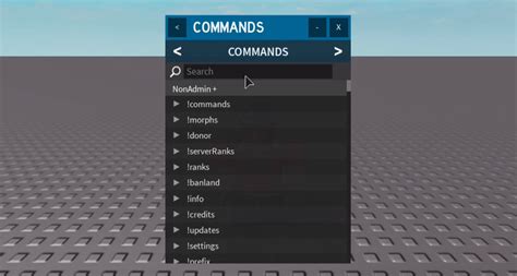 roblox slash commands list