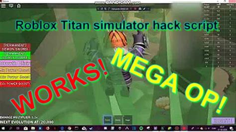 roblox titan simulator hack script - YouTube