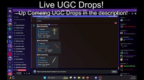 roblox ugc drops discord