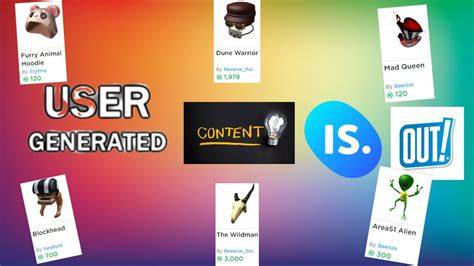 Roblox user-generated content