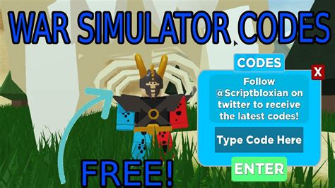 roblox war sim codes
