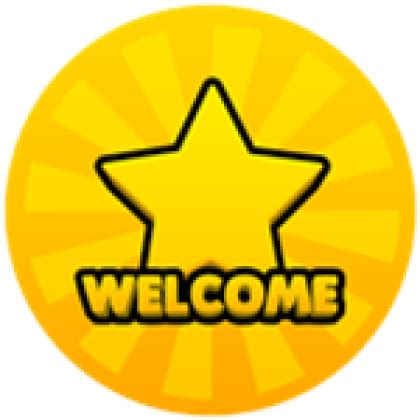 roblox welcome badge png