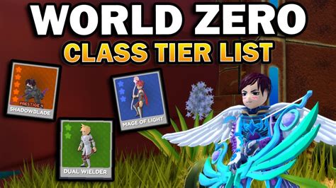 Roblox World Zero Tier List