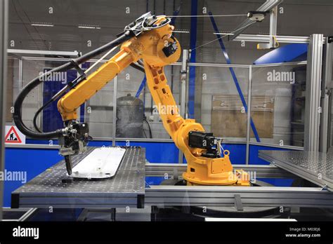 Robot Arm In Factory