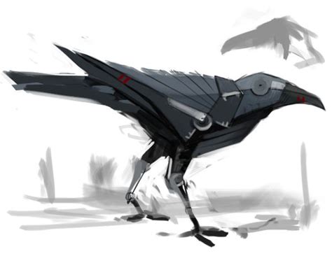 Robot Bird Concept Art