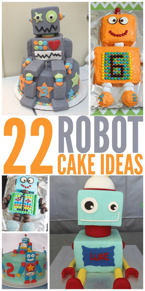 Robot Cake Design Printable