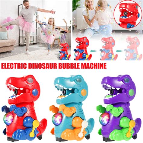 Robot Dinosaur Bubble Machine