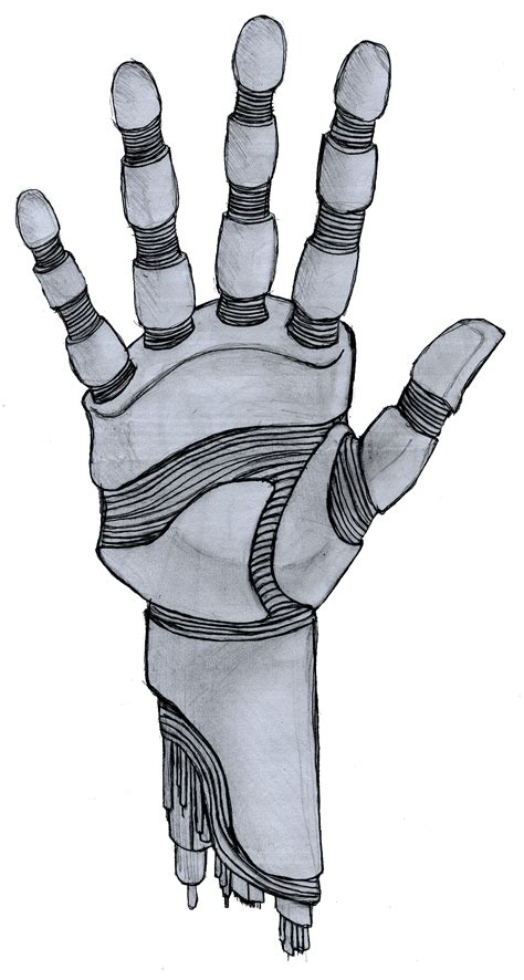 Robot Hand Easy Drawing