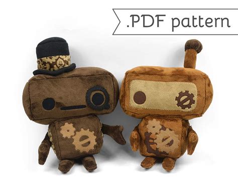 Robot Plush Pattern