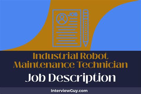 Robot Technician Job Description