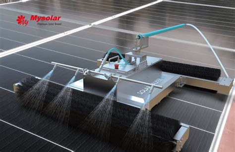 robotic cleaning youtube pv panels