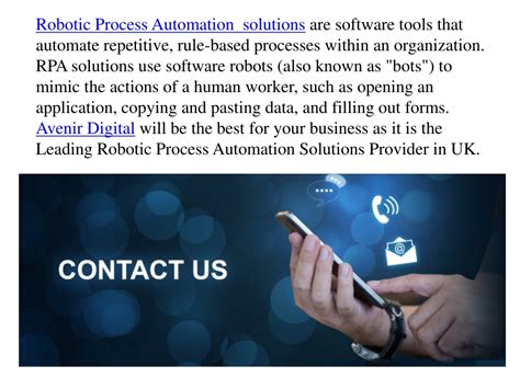 robotic process automation solutions