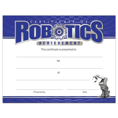 Robotics Certificate Template Free [9+ Great Designs]