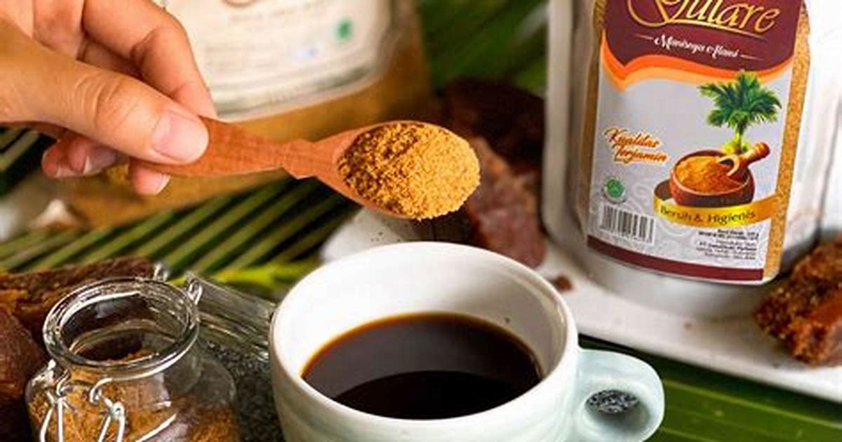 robusta coffee with palm sugar