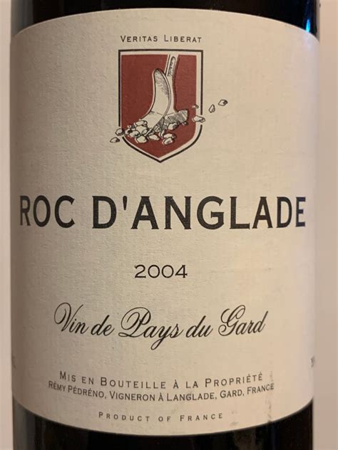 Pierre Noble Vin Domaine du Roc d'AngladeRoc d'Anglade IGP du Gard rouge