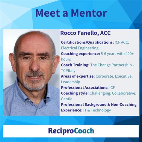 rocco  mentor to millions