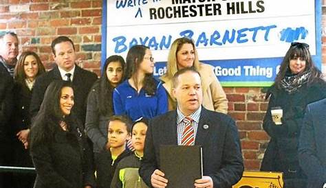 Bryan Barnett Re-Elected As Rochester Hills Mayor | Rochester, MI Patch