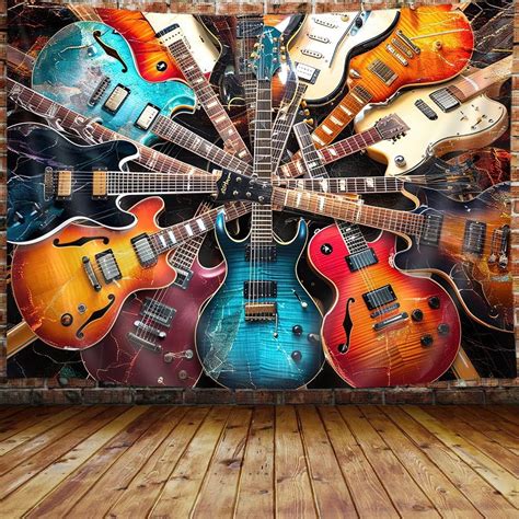 Colorful Tapestry Rock n Roll Hand Sign Print Wall Hanging Decor eBay