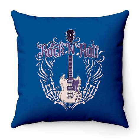 Rock And Roll Throw Pillows