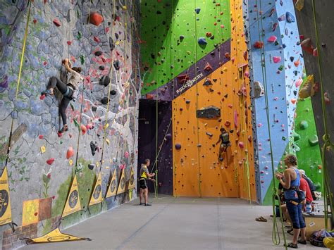 Rock Climbing Wall With