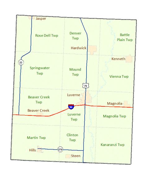 rock county dci map