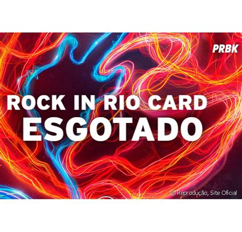 rock in rio card escolher