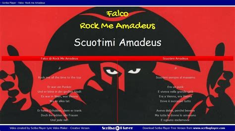 rock me amadeus traduzione