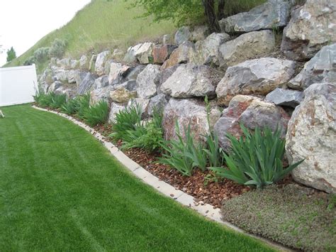 Rock Wall Ideas For Backyard