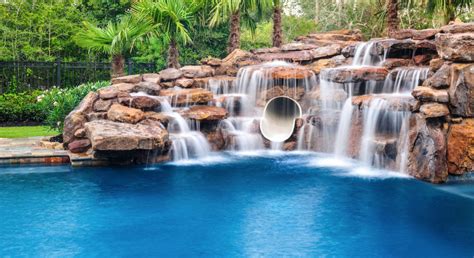 rock waterfall pool