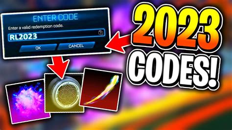 rocket league code 2023