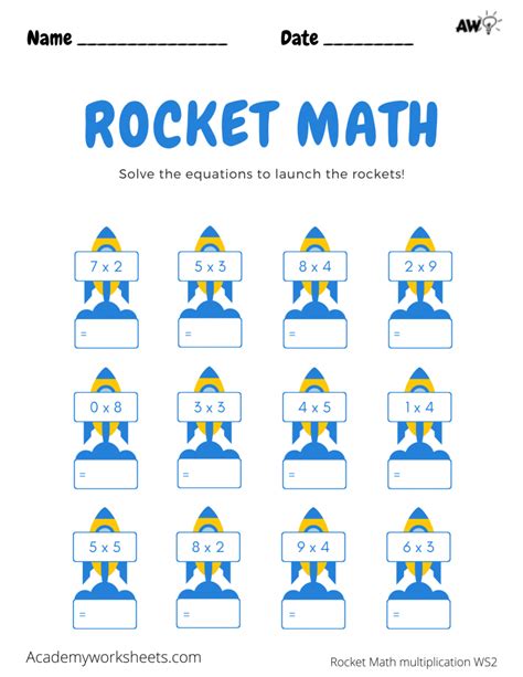 Rocket Math Addition Sheets Rocket Math Rocket Printable