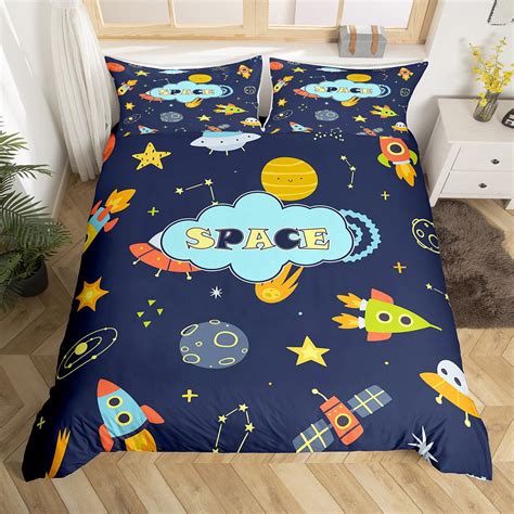 Rocket Ship Bedding