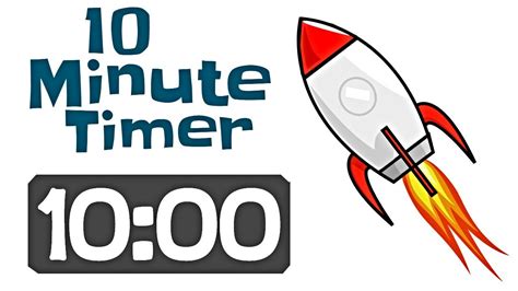 rocket timer for kids 10 minutes