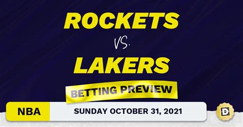 rockets vs lakers predictions
